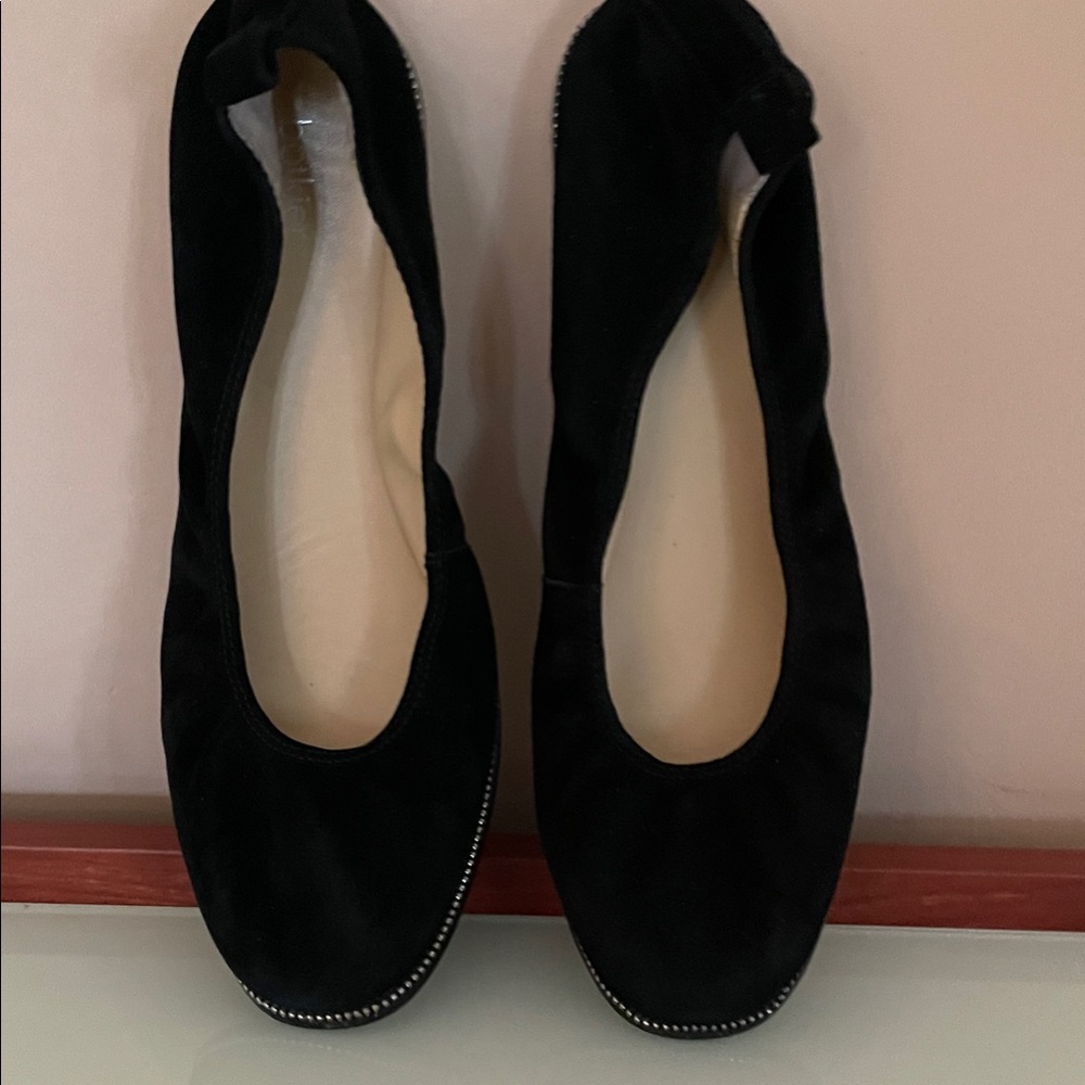 Botkier Black Flats with Silver Detailing